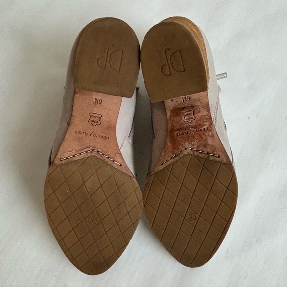 Donald J Pliner Elton Leather Cut Out Ankle Boots Pale Pink Gray Size 6M - Picture 10 of 17